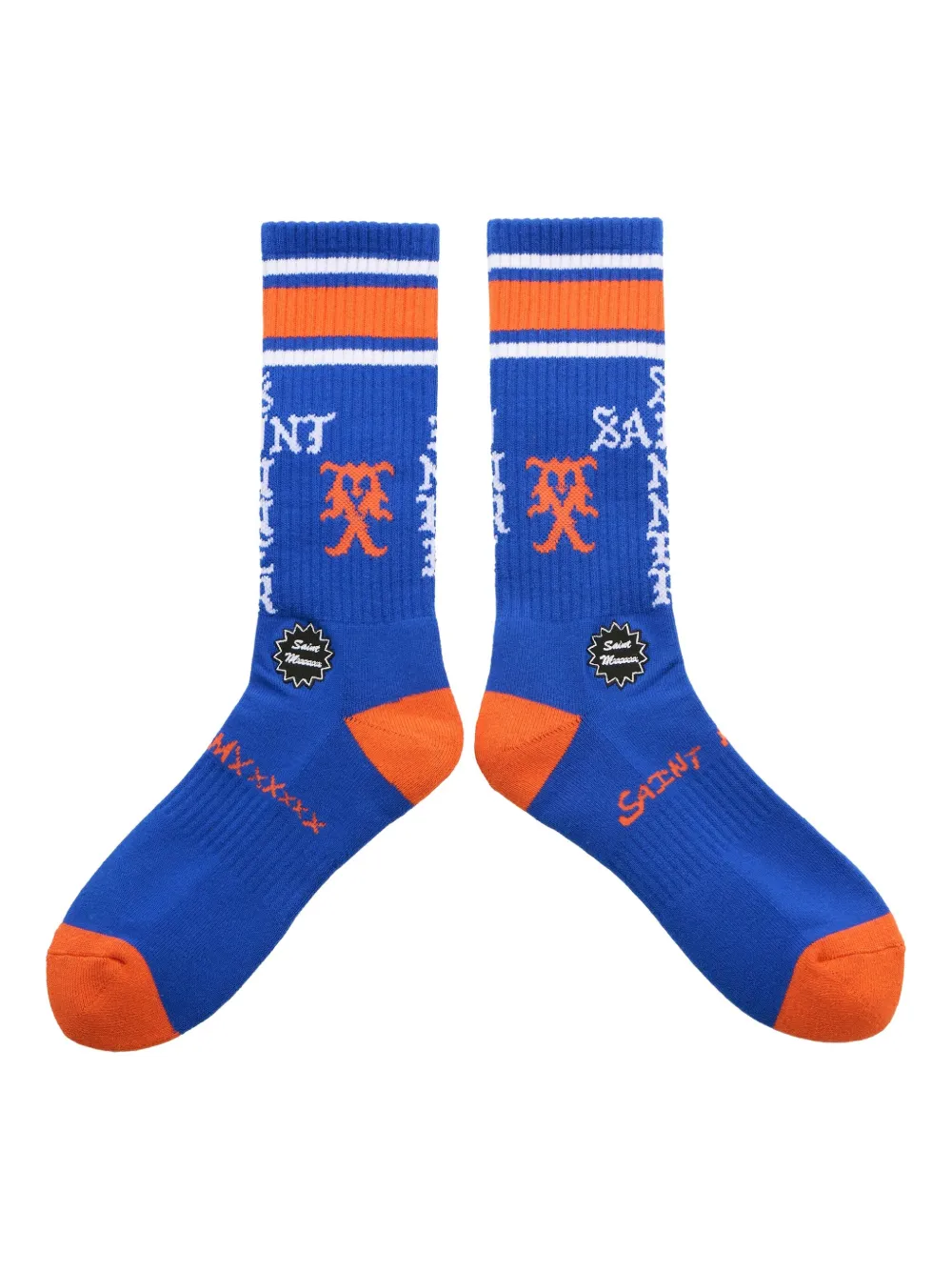 SAINT MXXXXXX Calzini con dettaglio a coste - Blu