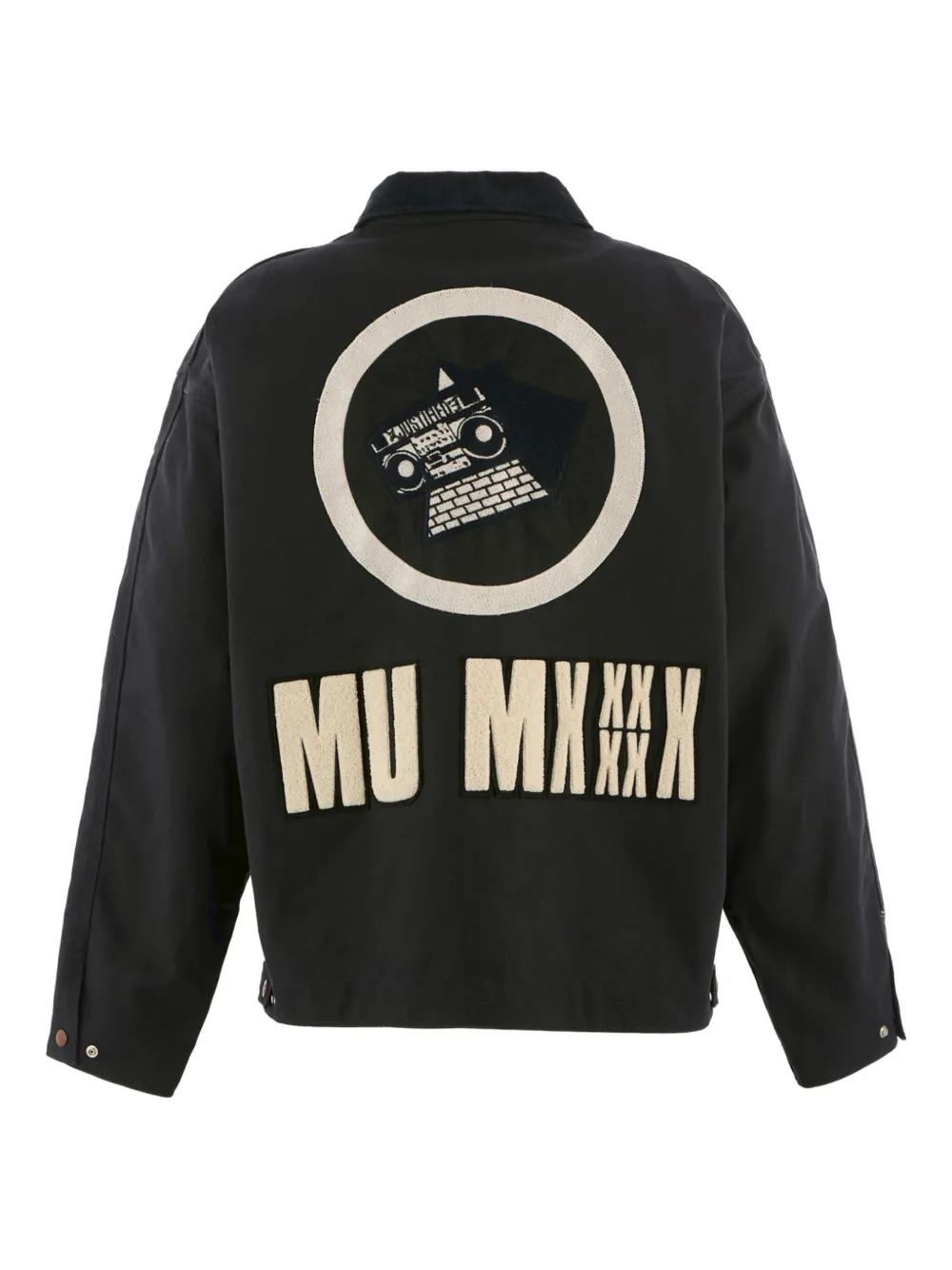 SAINT MXXXXXX chamarra con cuello de pana en colaboración con TLF | Chamarras bomber | Image 2