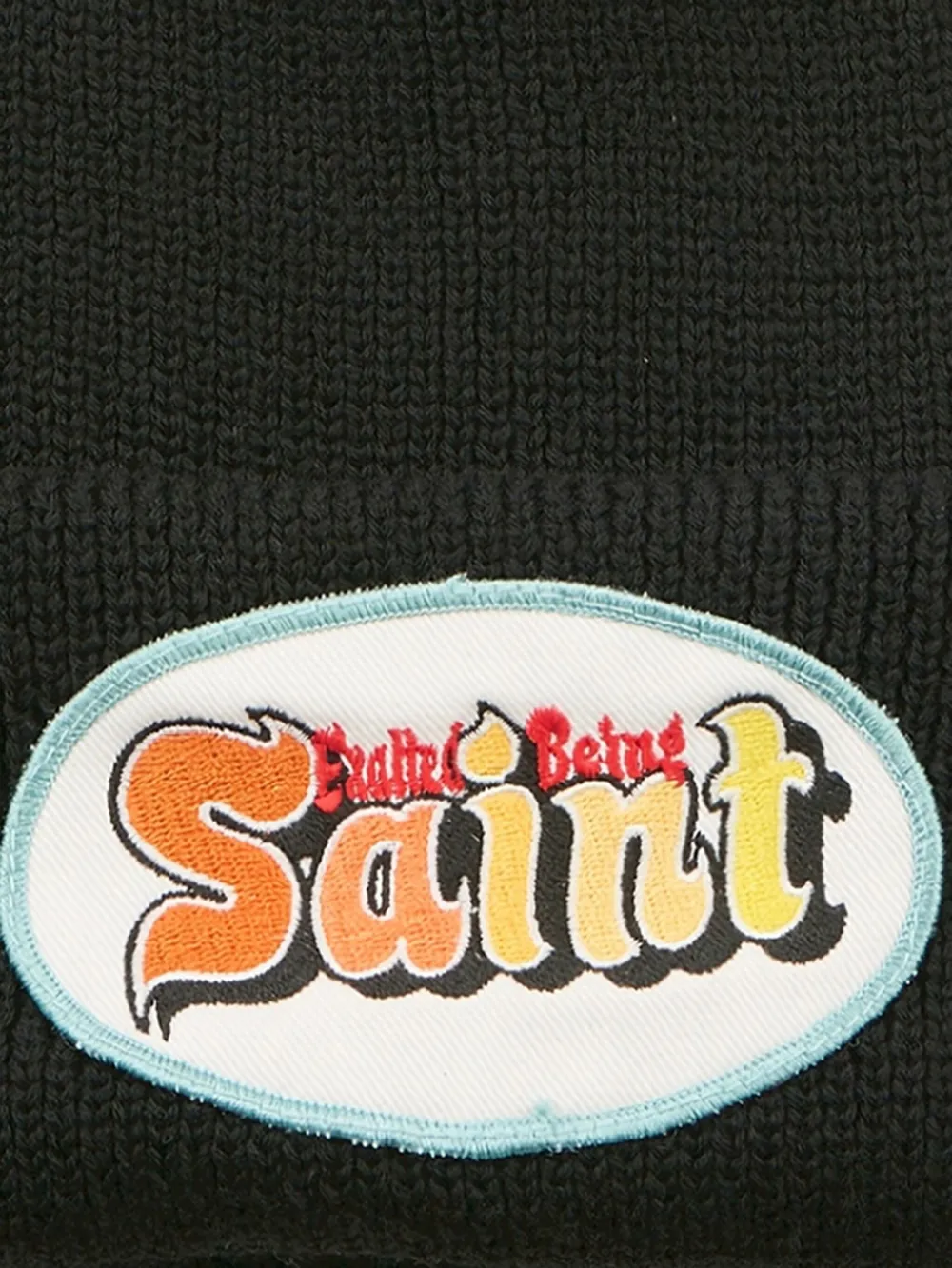 SAINT MXXXXXX logo-patch beanie hat | Men | Image 2