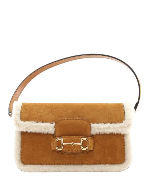 Gucci Pre-Owned شنطة يد 1955 شيرلنغ شمواه صغيرة بحلية معدنية 2016-2025