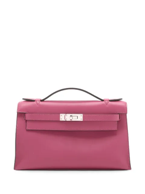 Hermès Pre-Owned Borsa a mano Kelly Pochette 22 in pelle Swift 2018