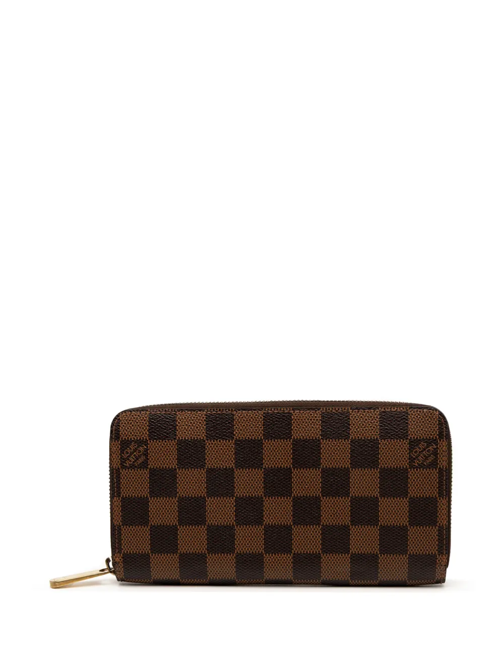 Louis Vuitton Pre-Owned 2012 Damier Ebene Zippy Wallet long wallets | Brown | Image 1