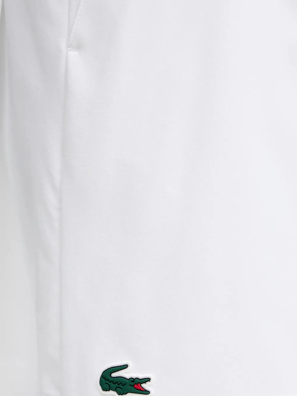  Lacoste Pleated Logo Mini Skirt - White 