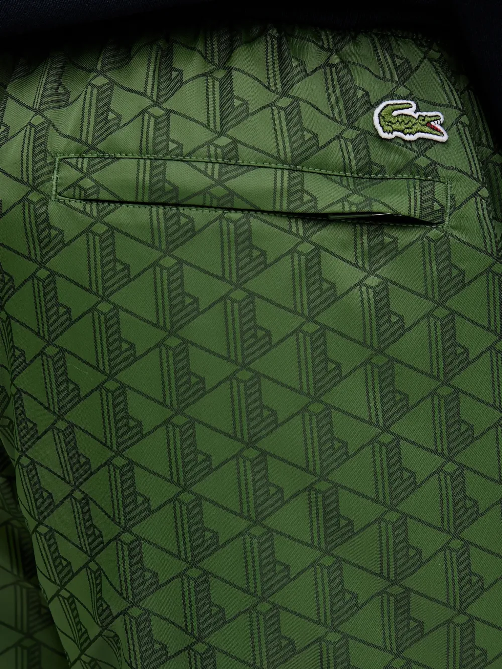 Lacoste Trainingsbroek met geometrische print Groen