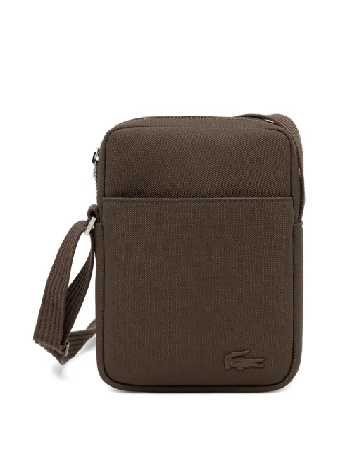 Lacoste textured logo cross body bag