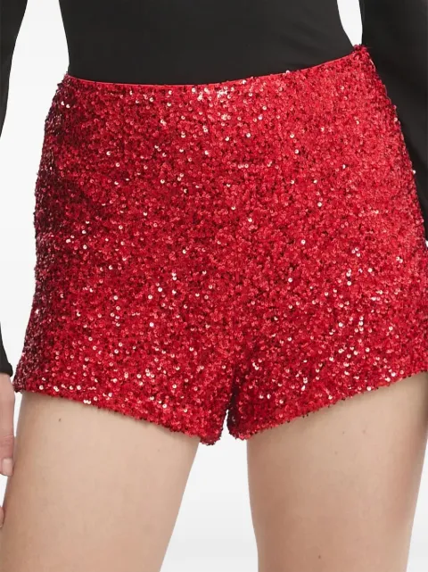 NEVER FULLY DRESSED sequin-embellished shorts
