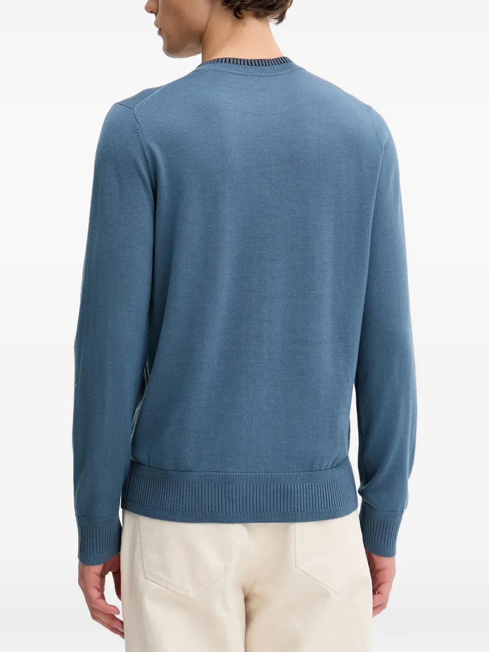 PS Paul Smith Trui met ronde hals en logo Blauw