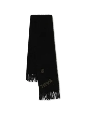 AMI Paris ツイスト スカーフ | ブラック | FARFETCH JP
