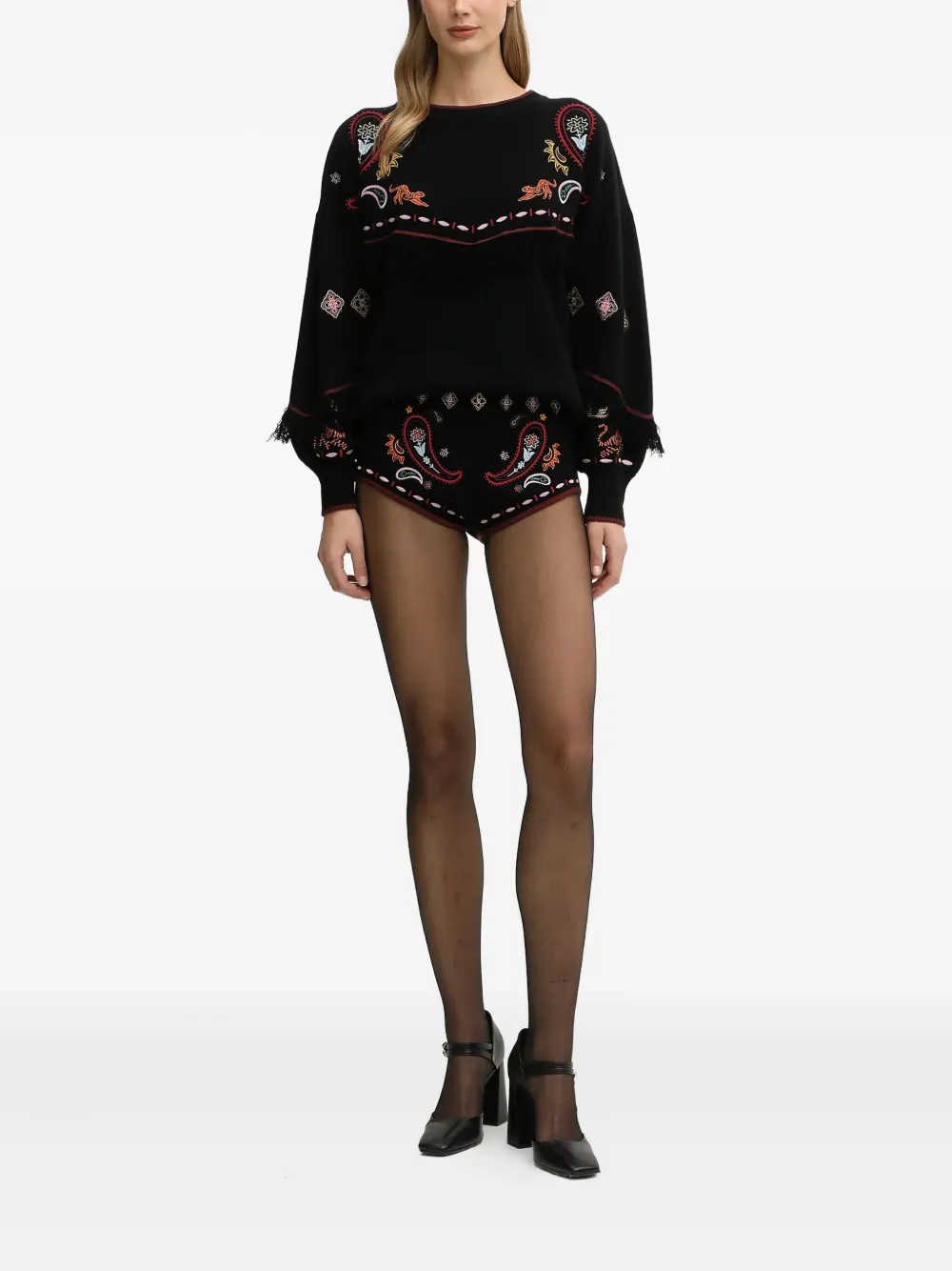 NEVER FULLY DRESSED embroidered-detail shorts | Short & Mini Shorts | Image 2