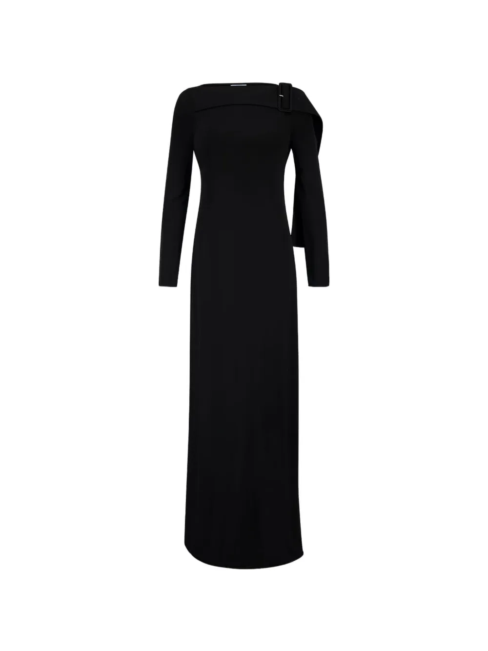 Courrèges Abito lungo con fibbia - Nero