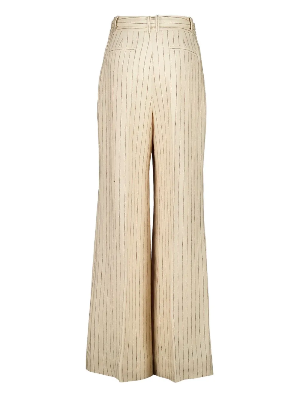 ZIMMERMANN pinstripe belted trousers - Beige