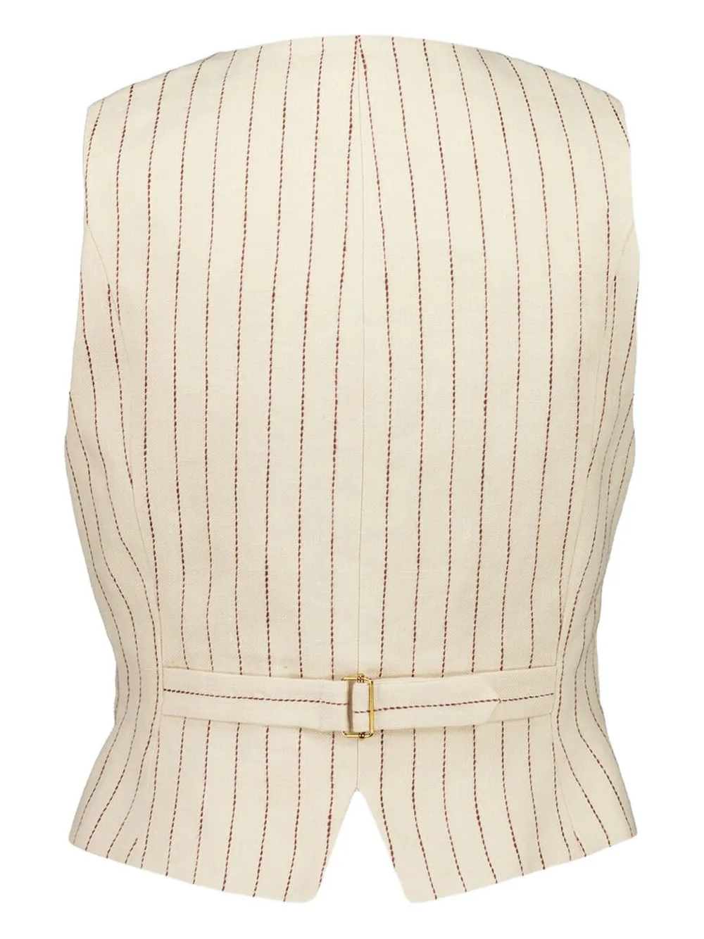 Zimmermann Pinstripe Button Vest In Neutral