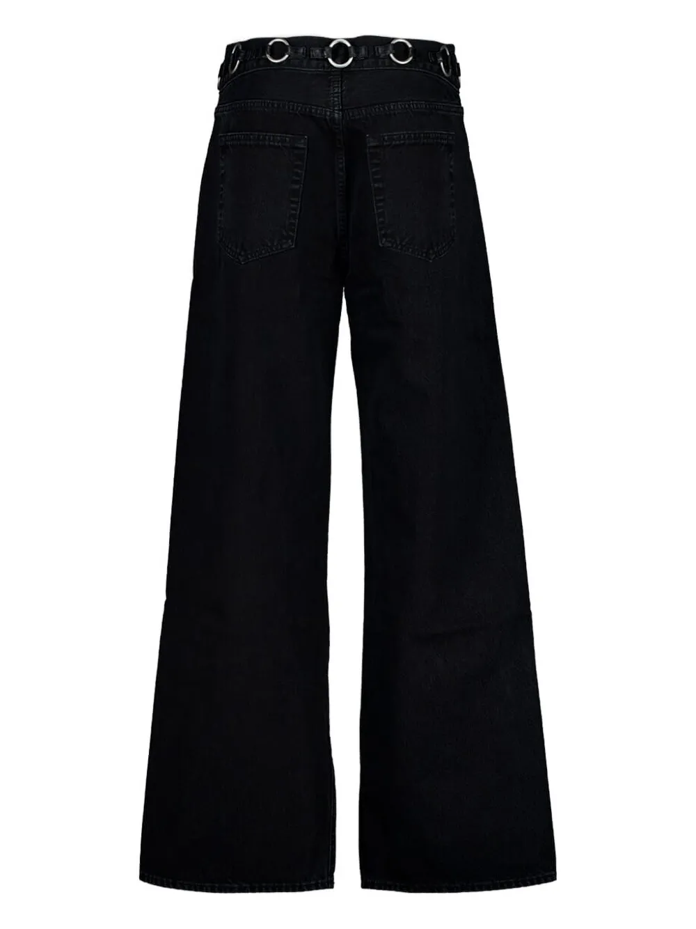 FRAME Sutro O-Ring Stroll katoenen jeans Zwart