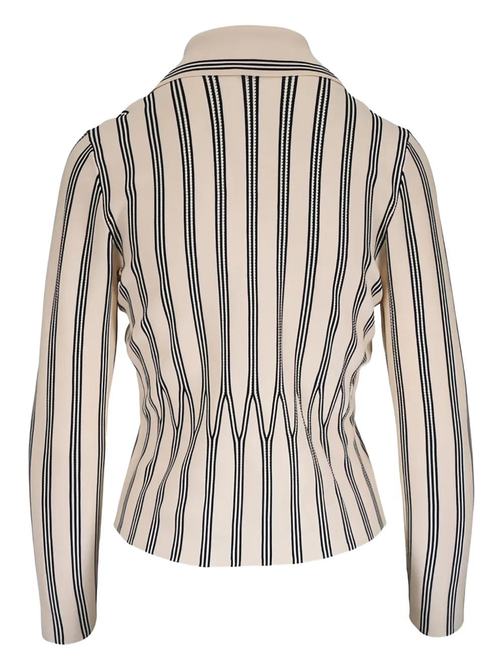  Zimmermann Long-sleeve Polo Top - Neutrals 