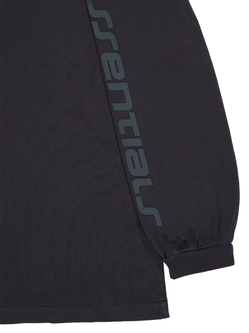 FEAR OF GOD ESSENTIALS T-shirt met logoprint met lange mouwen Zwart
