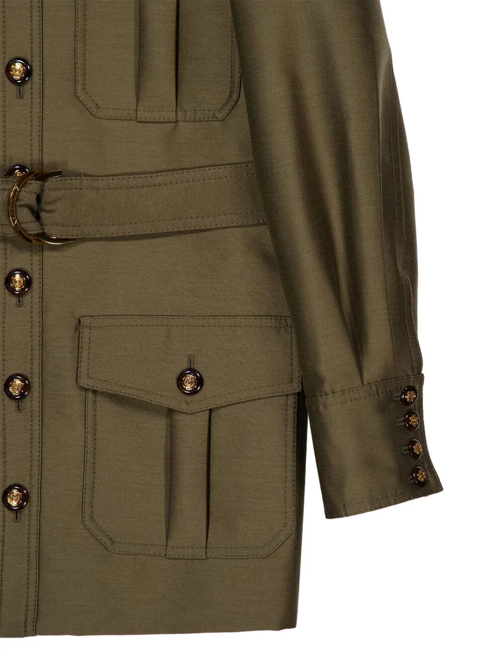 Zimmermann Belted Jacket In Green
