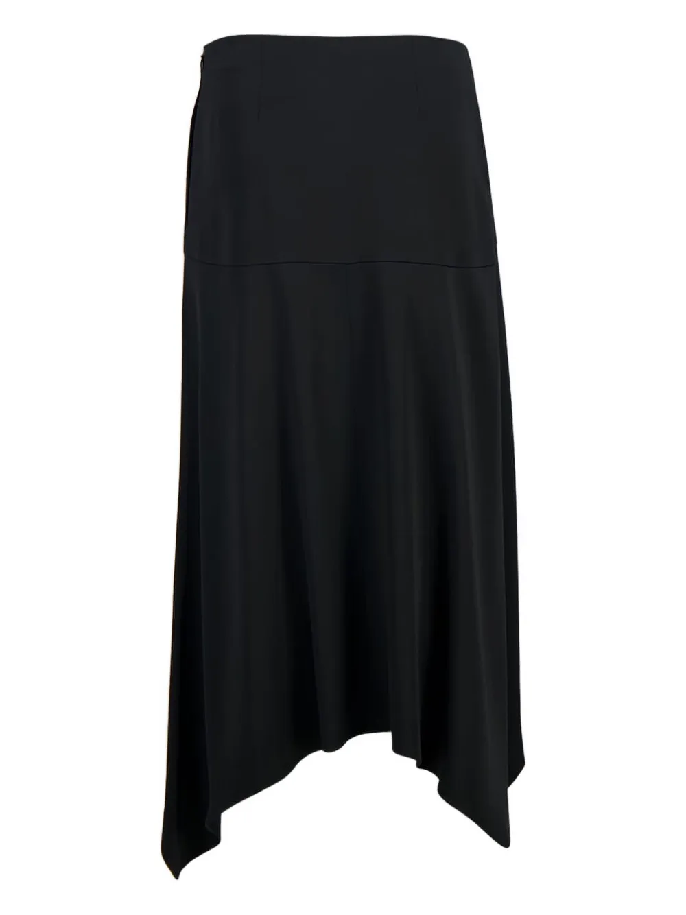 Stella McCartney satin midi skirt - Zwart