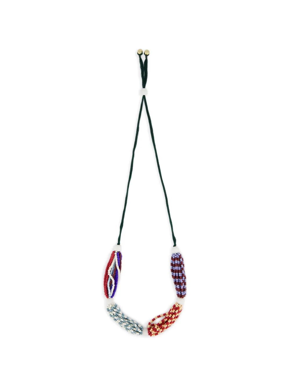 ALEMAIS Collana Le Jardin con perline - Verde