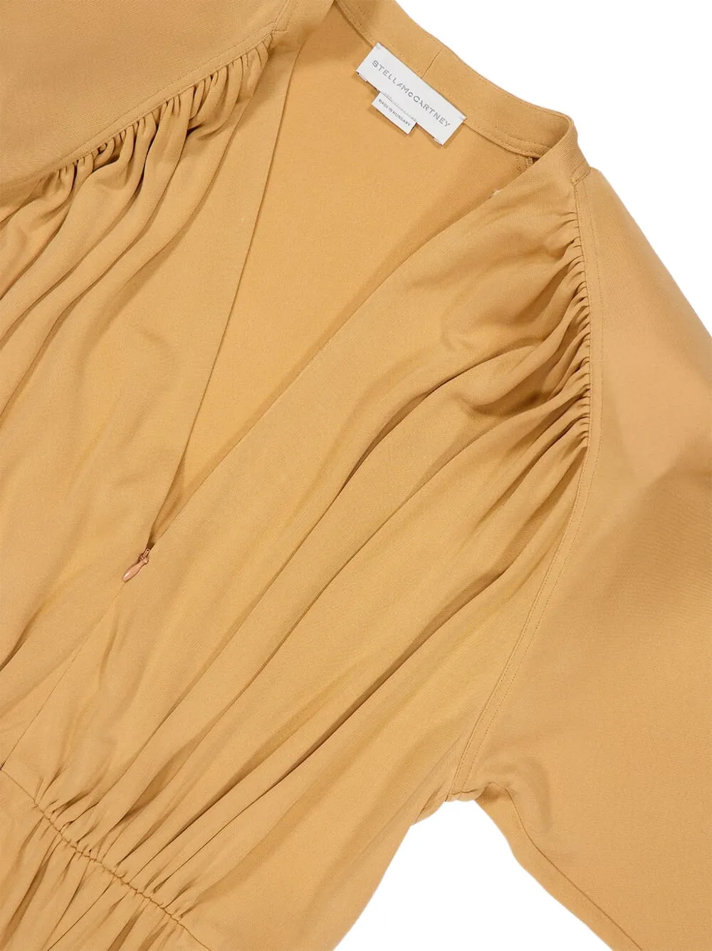  Stella Mccartney Crepe Long-sleeve Jumpsuit - Yellow 