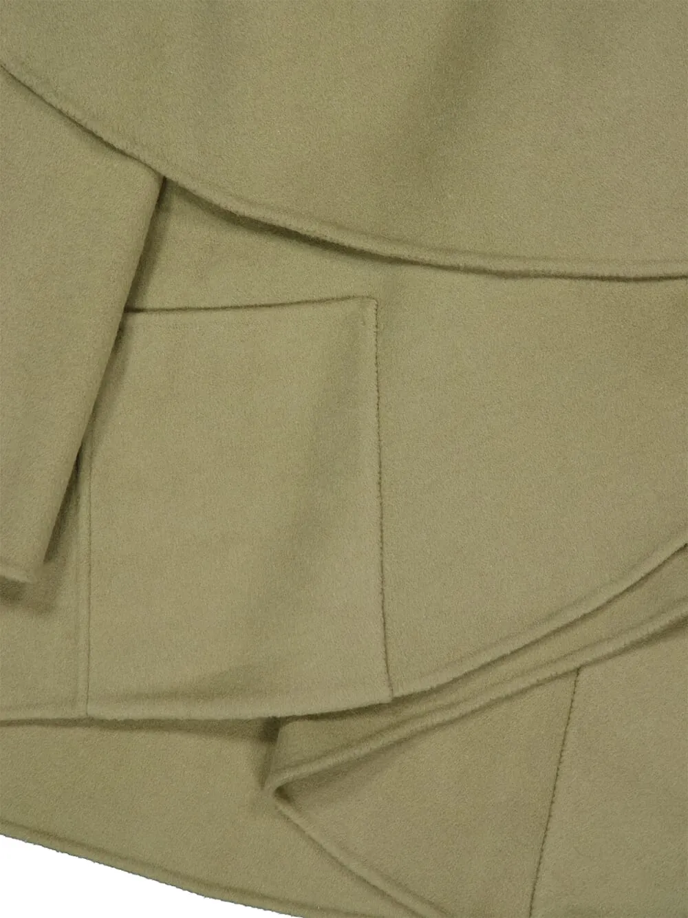 Zimmermann Rebellion Wool Cape In Green