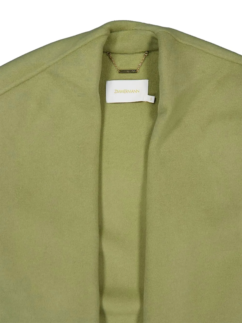 Zimmermann Rebellion Wool Cape - Green 