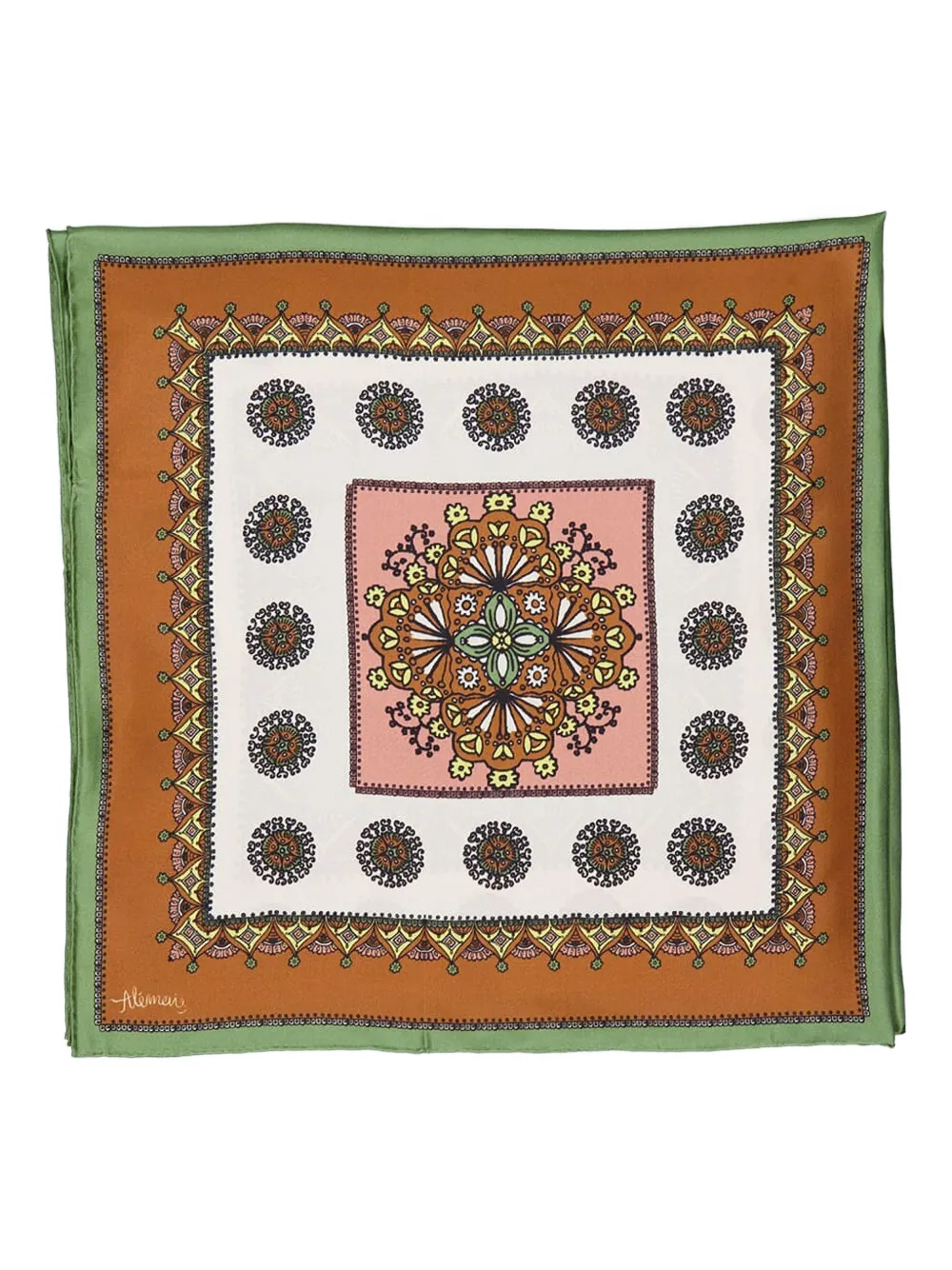  Alemais Contina Printed Scarf - Green 