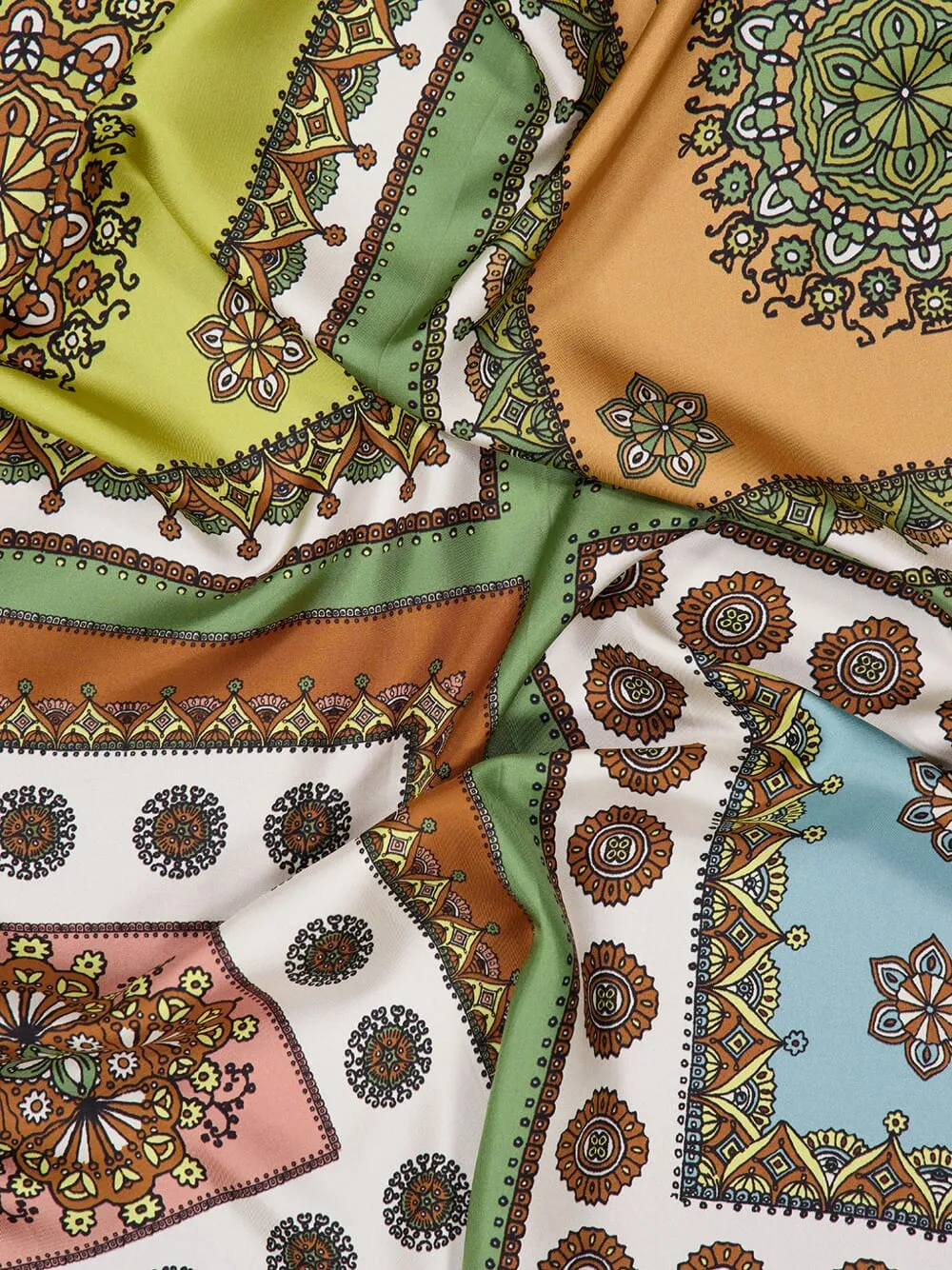  Alemais Contina Printed Scarf - Green 