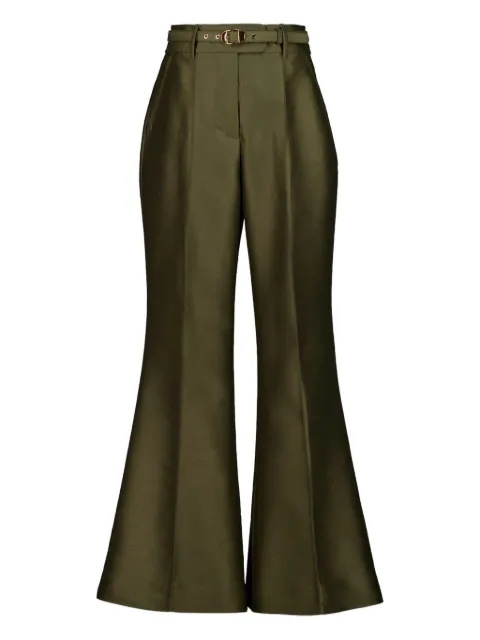 ZIMMERMANN Rebellion structured flare trousers