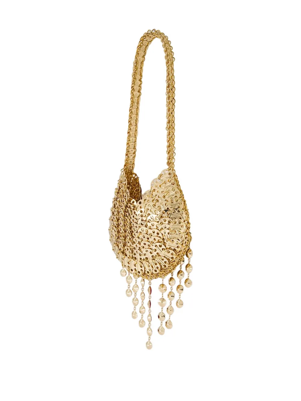Rabanne 1969 Nano embellished shoulder bag - Goud