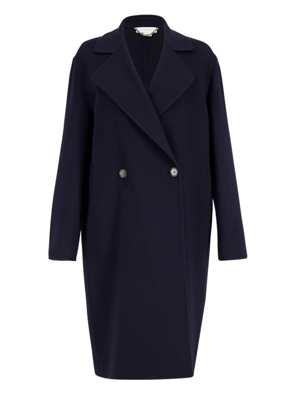 Stella McCartney double-breasted wool coat - Blu