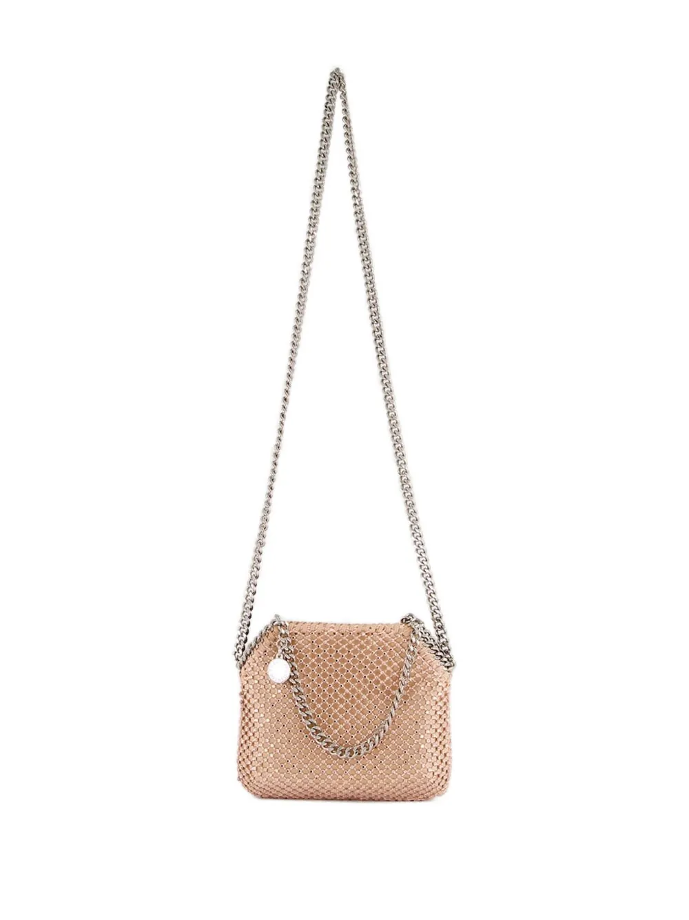 Stella Mccartney Mini Falabella Chain-strap Shoulder Bag In Neutral