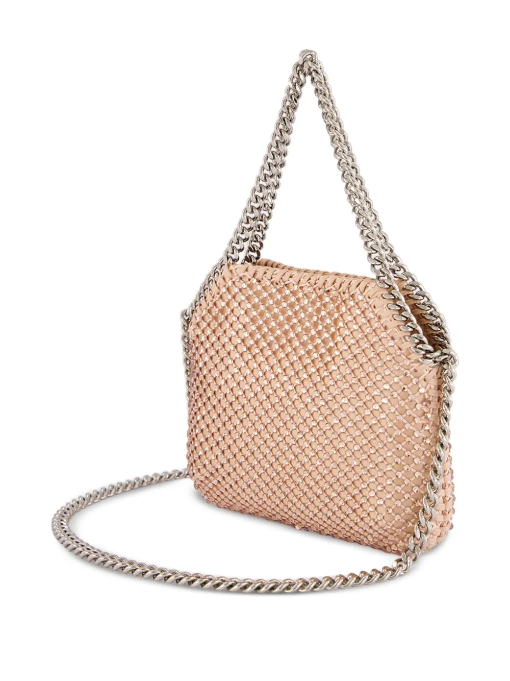 Stella McCartney Falabella mini-schoudertas met kettingband Beige