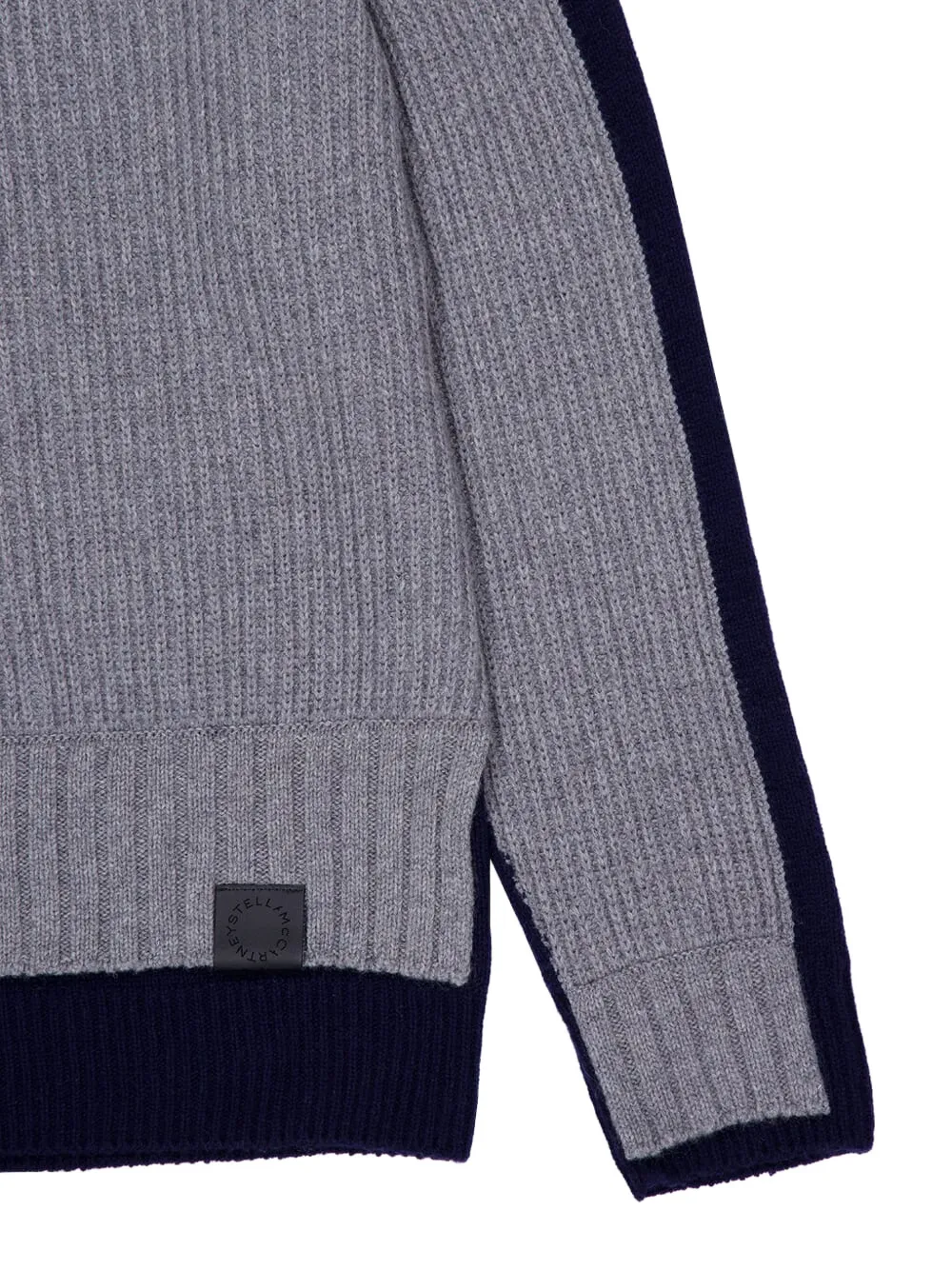 Stella McCartney Trui met contrasterend vlak en col Grijs