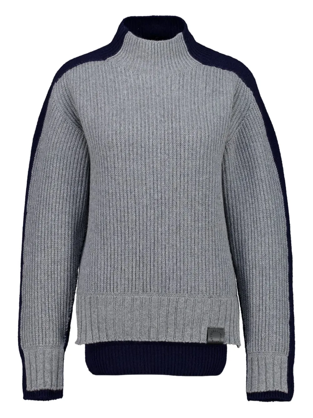 Stella McCartney long-sleeve two-tone sweater - Grigio