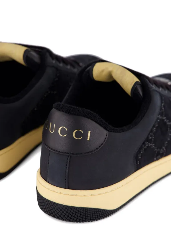 Gucci Tênis Com Detalhe De Logo | Preto | FARFETCH BR