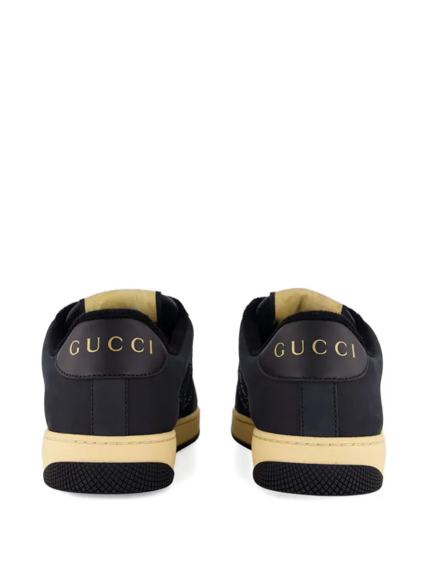 Gucci Tênis Com Detalhe De Logo | Preto | FARFETCH BR