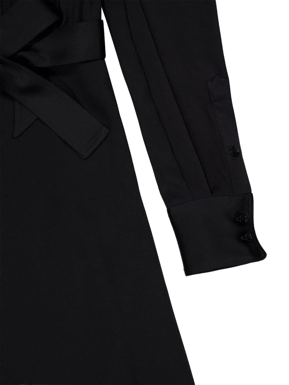 Tie-Neck Midi Dress