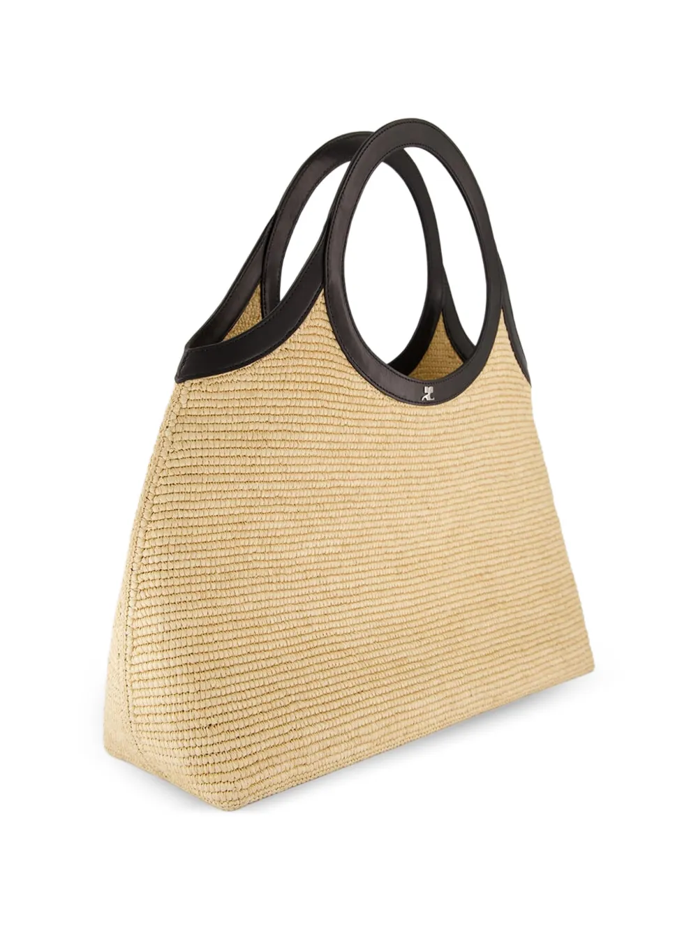  Courrèges Holy Raffia Tote Bag - Neutrals 