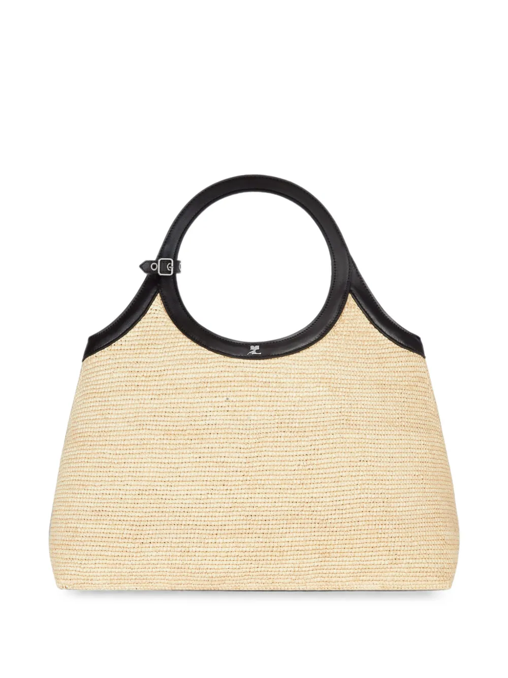 Courrèges Holy Day Raffia Bag in Neutrals, view 2