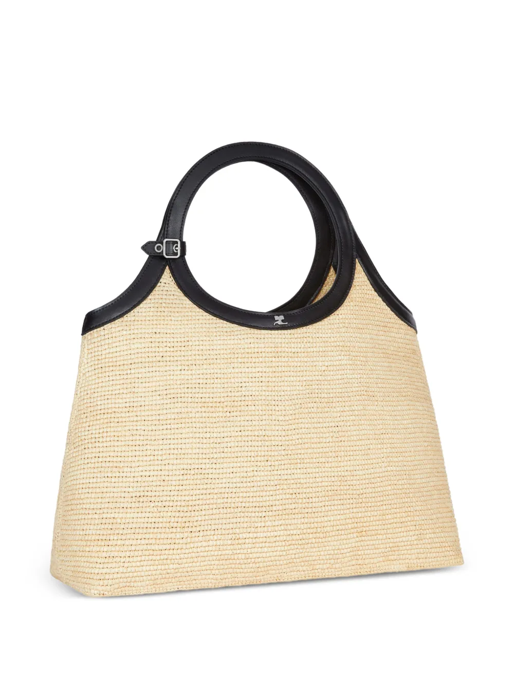 Courrèges Holy Day Raffia Bag in Neutrals, view 5