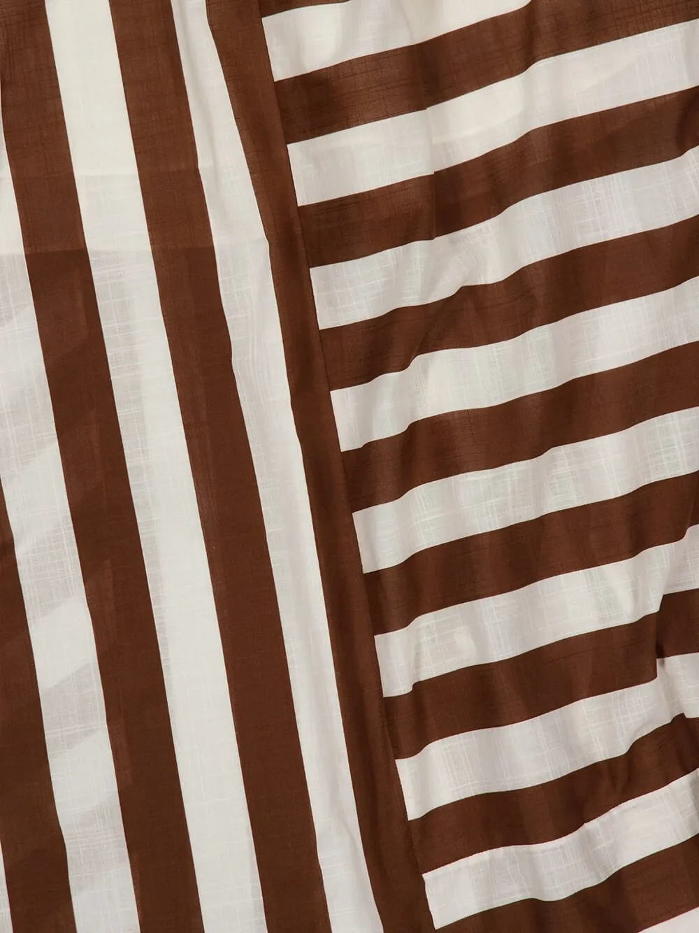 Zimmermann Striped Maxi Dress In Brown