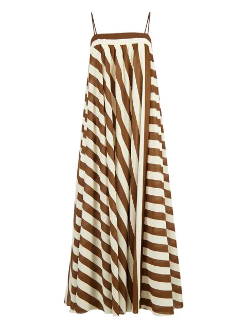 ZIMMERMANN striped maxi dress