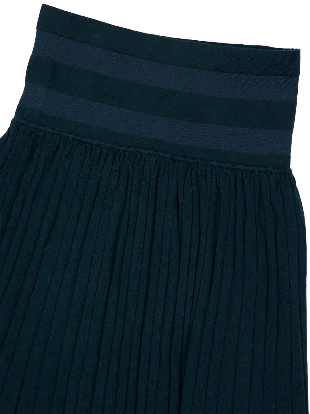 Zimmermann Teal Rebellion Midi Skirt In Blue