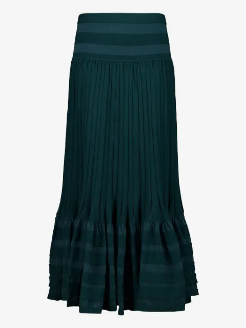 ZIMMERMANN Teal Rebellion midi skirt
