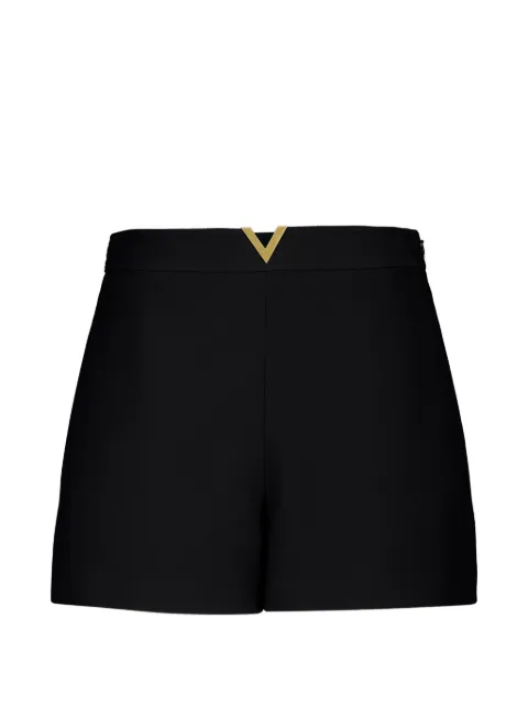Valentino Garavani logo-detail crepe-couture shorts