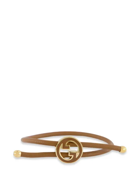 Gucci Lederarmband mit GG