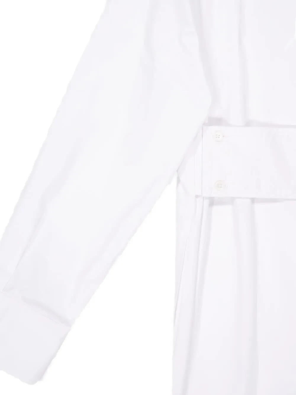 Courrèges Katoenen shirtjurk Wit