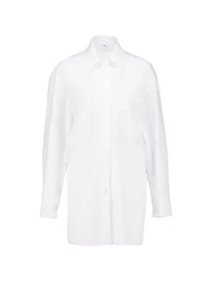 Miu Miu Cotton Short Dress - White