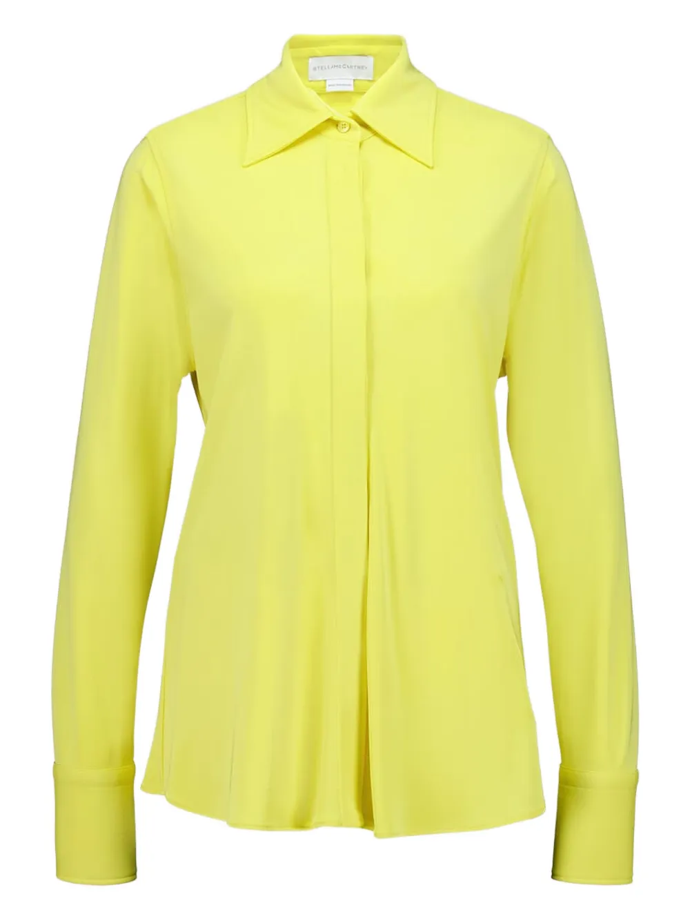 Stella McCartney buttoned collared shirt - Gelb