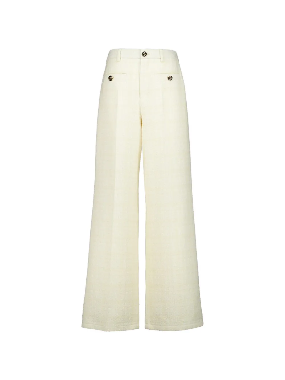 Gucci button-fastening trousers - Nude